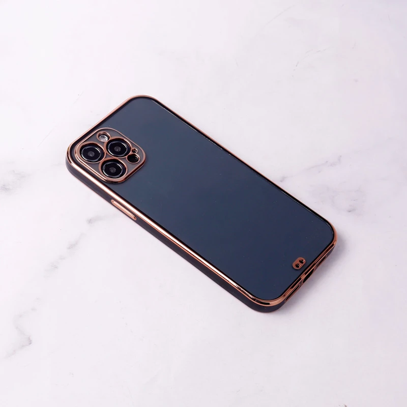 قاب ژله ای دور رنگی محافظ لنزدار iPhone 12 Pro Max