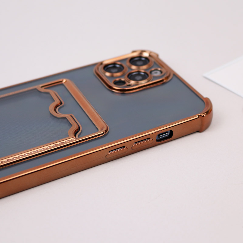 قاب محافظ لنزدار شفاف جاکارتی دار iPhone 12 Pro Max