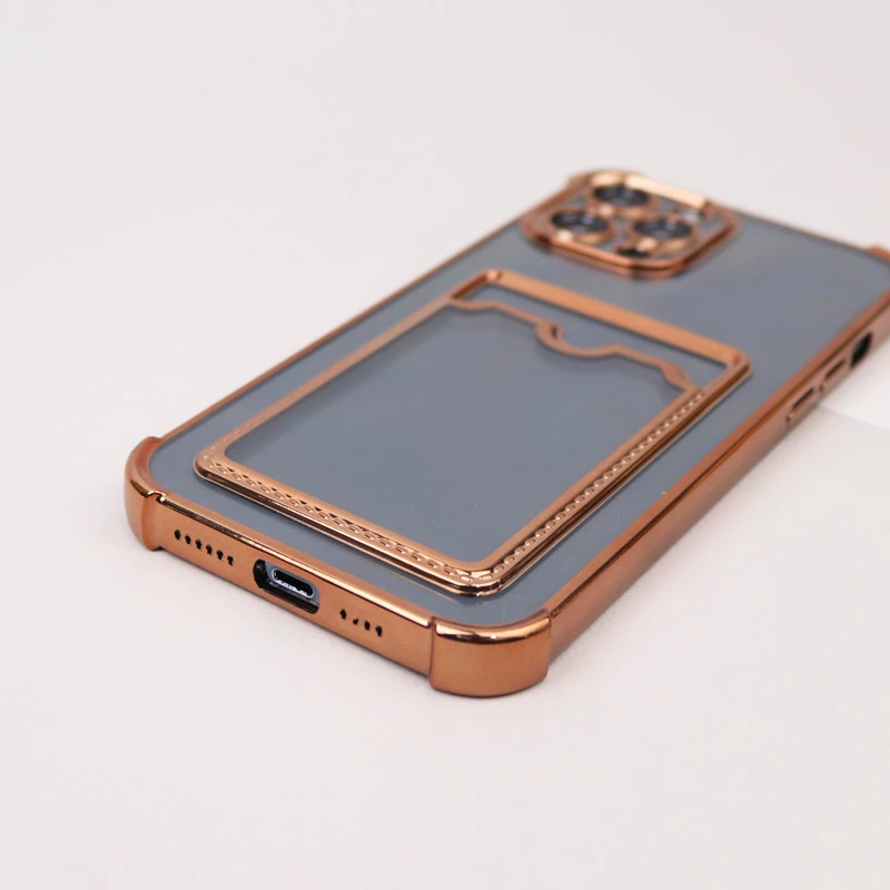 قاب محافظ لنزدار شفاف جاکارتی دار iPhone 12 Pro Max