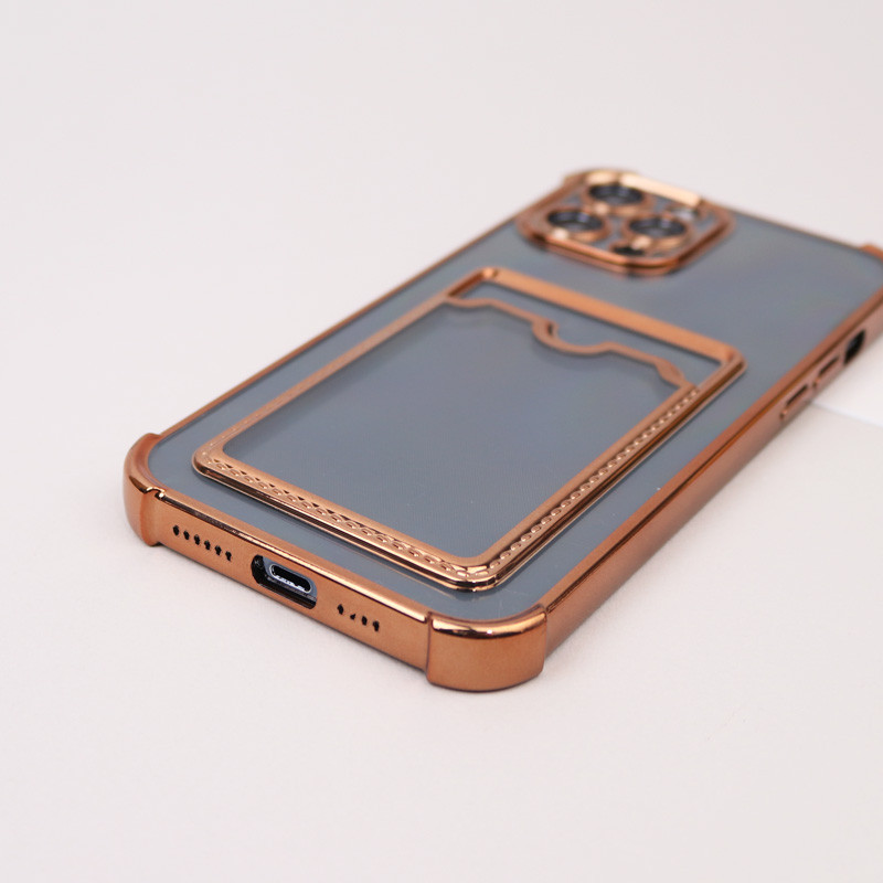 قاب محافظ لنزدار شفاف جاکارتی دار iPhone 12 Pro Max