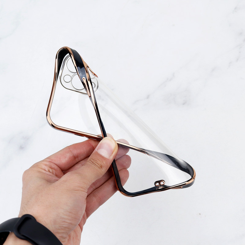 قاب ژله ای دور رنگی محافظ لنزدار iPhone 12 Pro Max