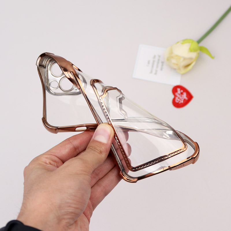 قاب محافظ لنزدار شفاف جاکارتی دار iPhone 12 Pro Max
