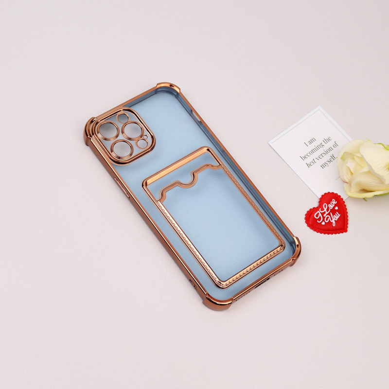 قاب محافظ لنزدار شفاف جاکارتی دار iPhone 12 Pro Max