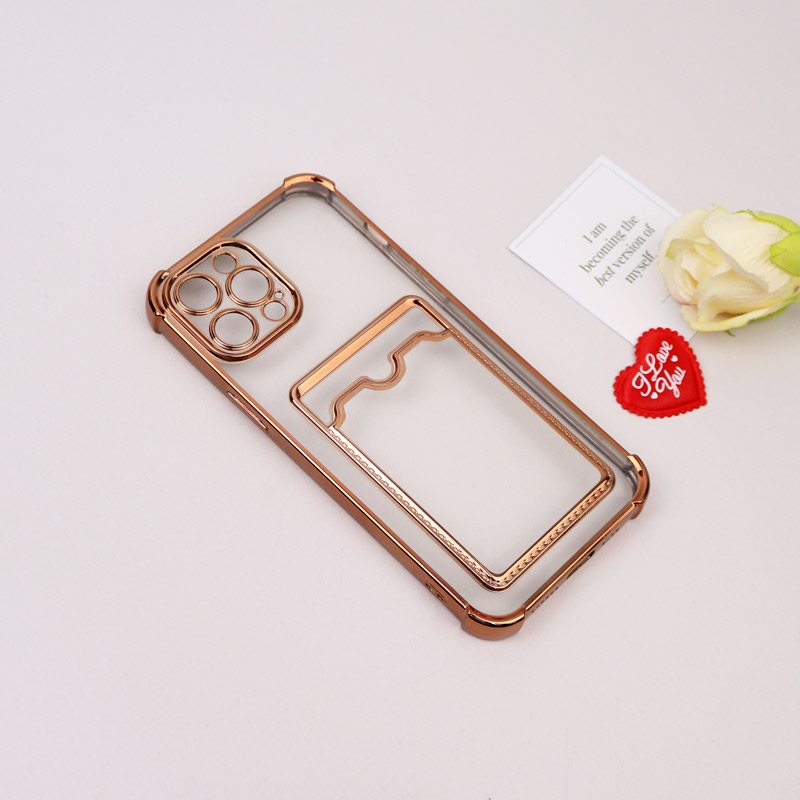 قاب محافظ لنزدار شفاف جاکارتی دار iPhone 12 Pro Max