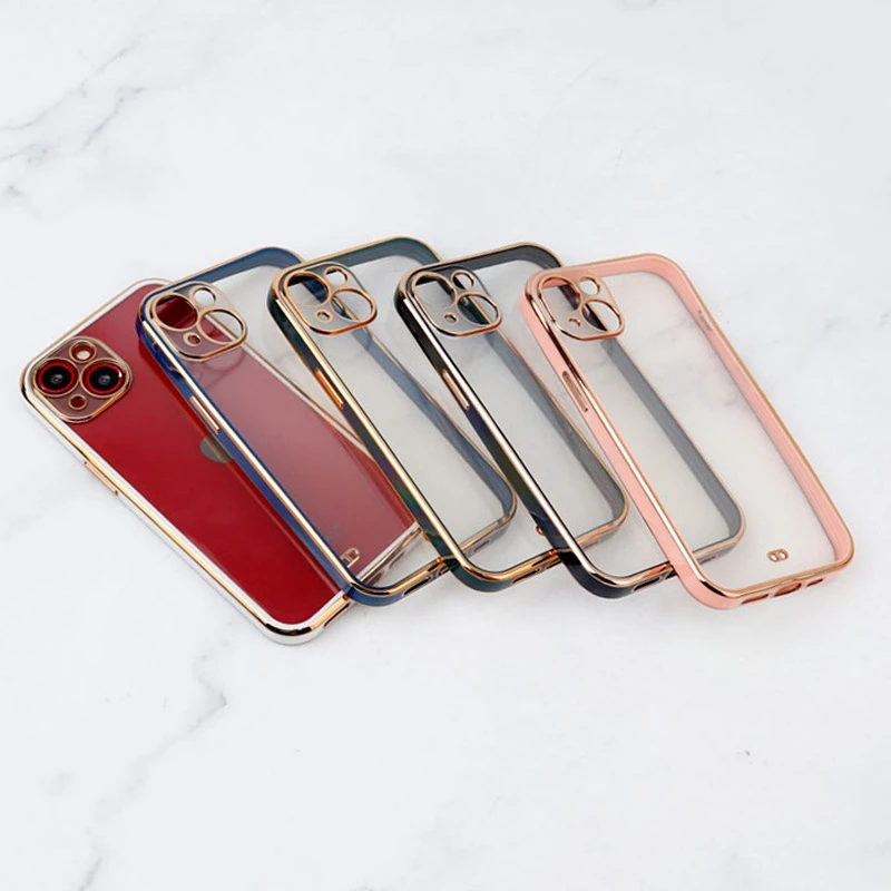 قاب ژله ای دور رنگی محافظ لنزدار iPhone 13