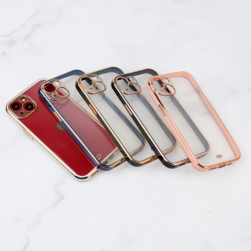 قاب ژله ای دور رنگی محافظ لنزدار iPhone 13
