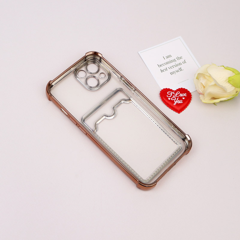 قاب محافظ لنزدار شفاف جاکارتی دار iPhone 13