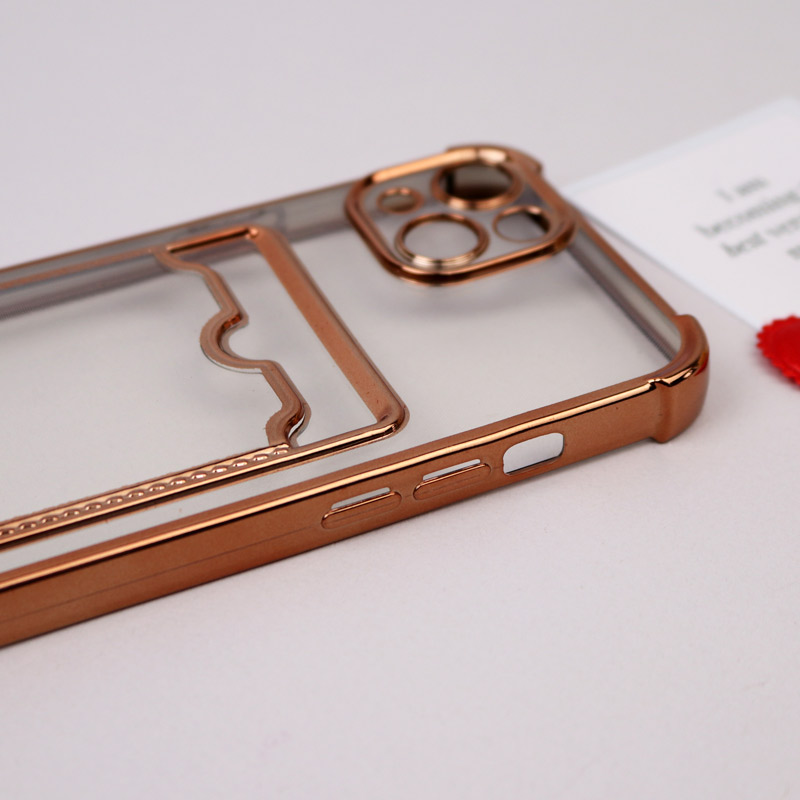 قاب محافظ لنزدار شفاف جاکارتی دار iPhone 13