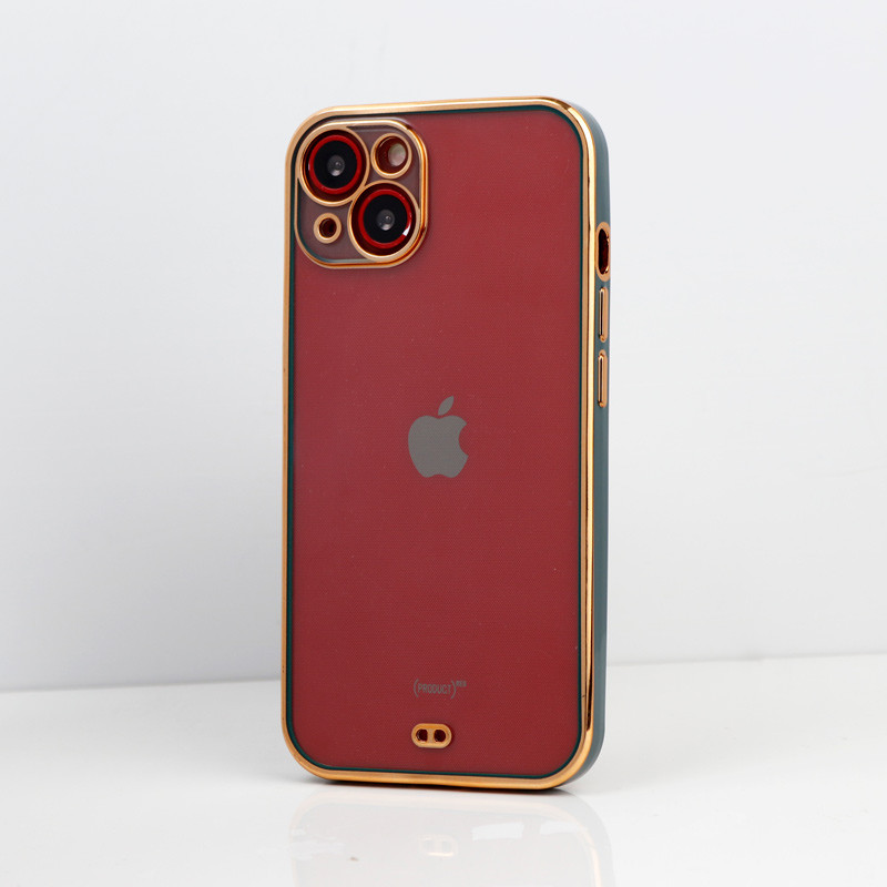 قاب ژله ای دور رنگی محافظ لنزدار iPhone 13