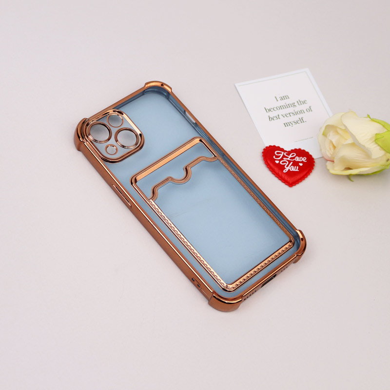 قاب محافظ لنزدار شفاف جاکارتی دار iPhone 13