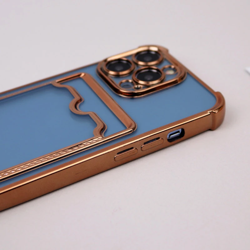 قاب محافظ لنزدار شفاف جاکارتی دار iPhone 13 Pro