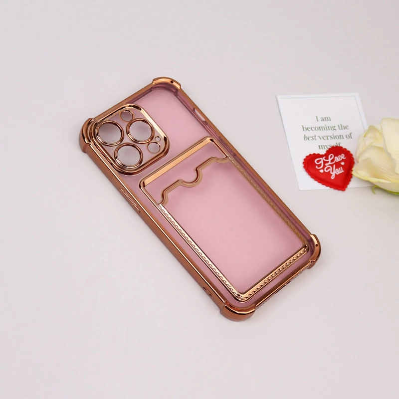 قاب محافظ لنزدار شفاف جاکارتی دار iPhone 13 Pro