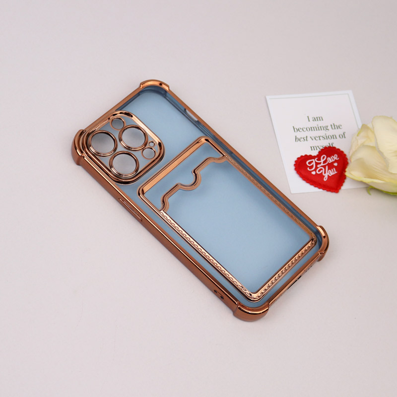 قاب محافظ لنزدار شفاف جاکارتی دار iPhone 13 Pro