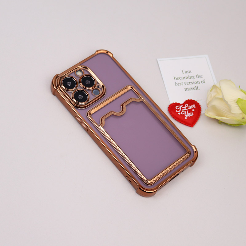 قاب محافظ لنزدار شفاف جاکارتی دار iPhone 13 Pro