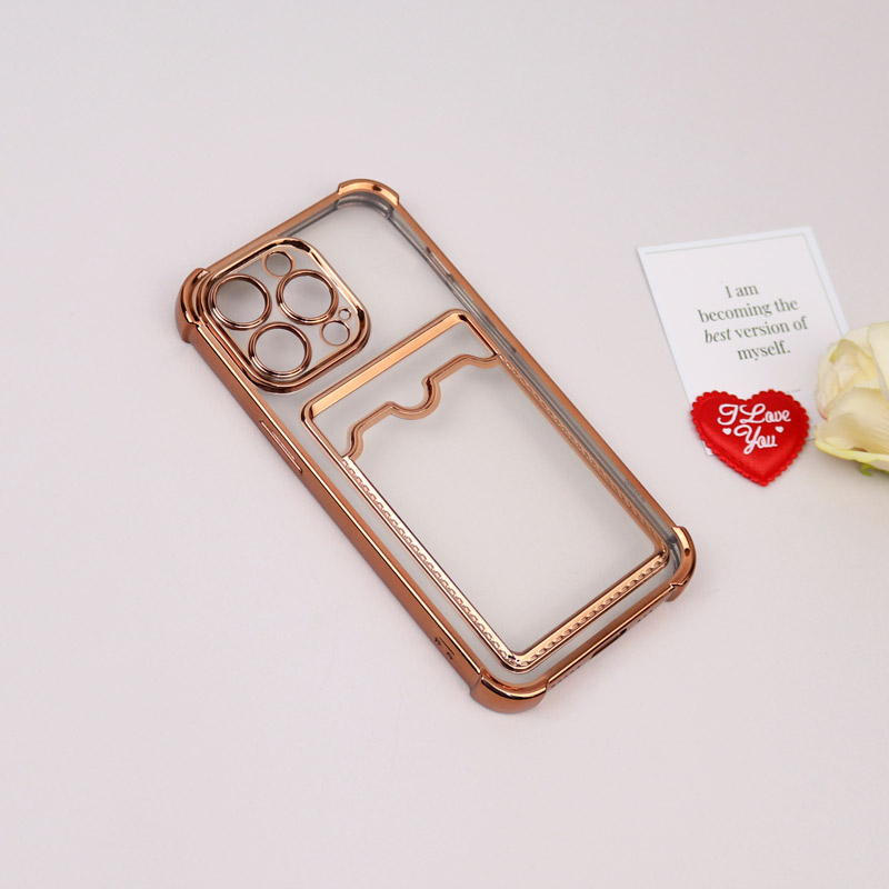 قاب محافظ لنزدار شفاف جاکارتی دار iPhone 13 Pro