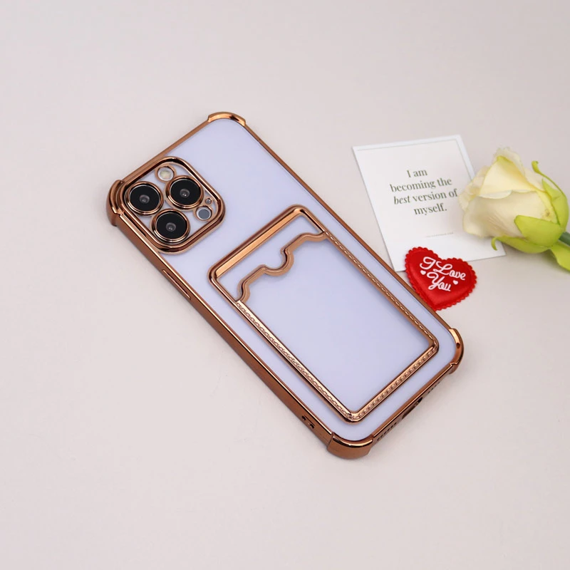 قاب محافظ لنزدار شفاف جاکارتی دار iPhone 13 Pro Max