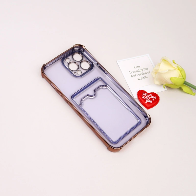 قاب محافظ لنزدار شفاف جاکارتی دار iPhone 13 Pro Max