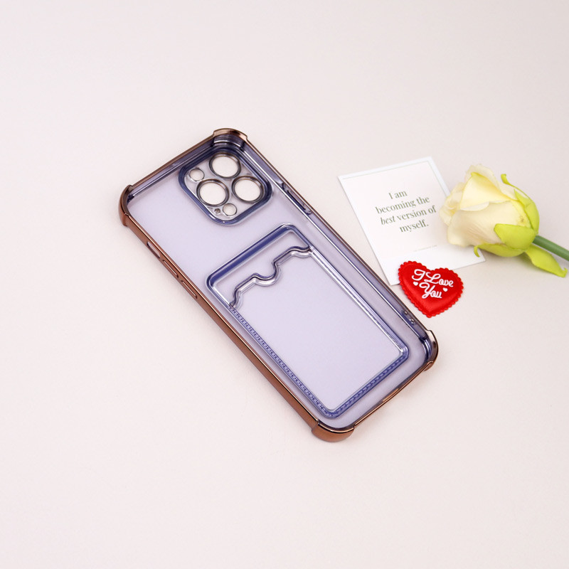 قاب محافظ لنزدار شفاف جاکارتی دار iPhone 13 Pro Max