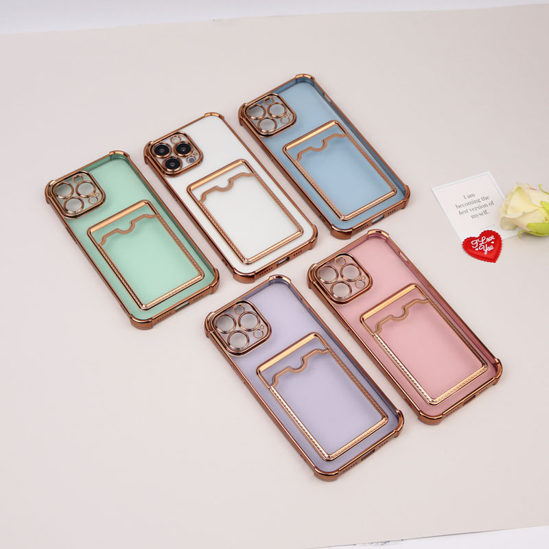 قاب محافظ لنزدار شفاف جاکارتی دار iPhone 13 Pro Max