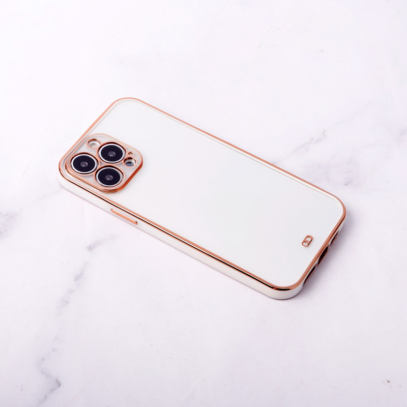 قاب ژله ای آیفون iPhone 13 Pro Max دور رنگی محافظ لنزدار