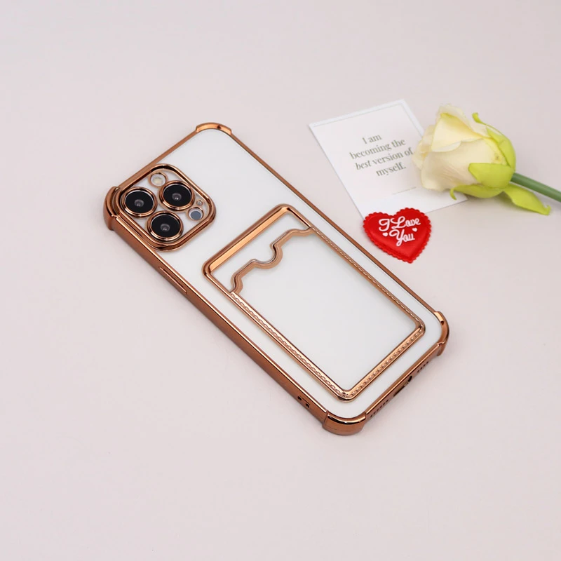 قاب محافظ لنزدار شفاف جاکارتی دار iPhone 13 Pro Max