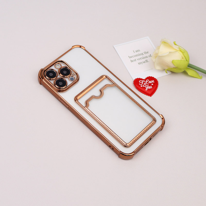 قاب محافظ لنزدار شفاف جاکارتی دار iPhone 13 Pro Max