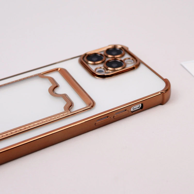 قاب محافظ لنزدار شفاف جاکارتی دار iPhone 13 Pro Max