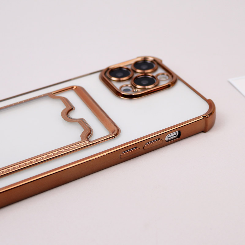 قاب محافظ لنزدار شفاف جاکارتی دار iPhone 13 Pro Max