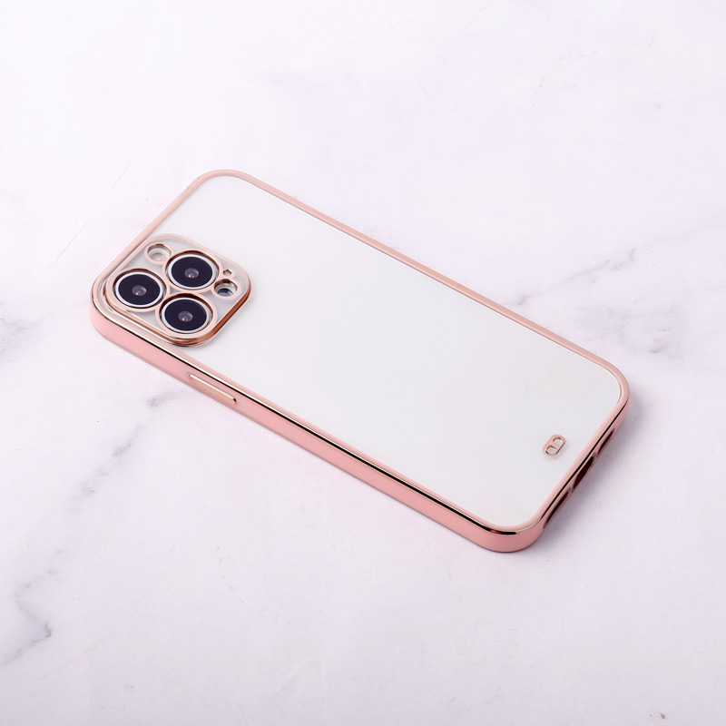 قاب ژله ای آیفون iPhone 13 Pro Max دور رنگی محافظ لنزدار