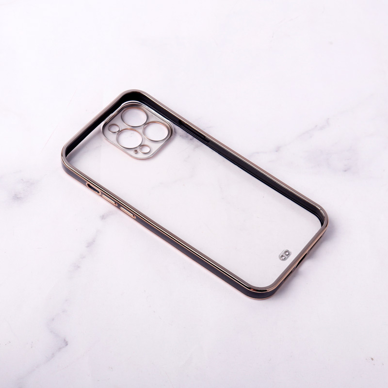 قاب ژله ای آیفون iPhone 13 Pro Max دور رنگی محافظ لنزدار