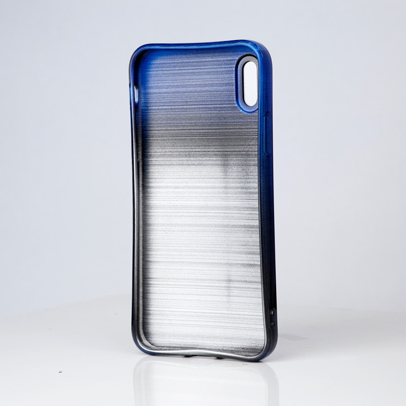 قاب PC براق محافظ لنزدار دو رنگ iPhone XS