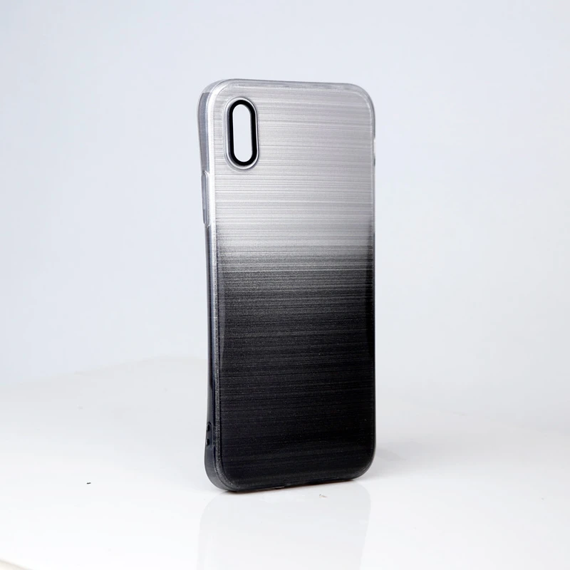 قاب PC براق محافظ لنزدار دو رنگ iPhone XS