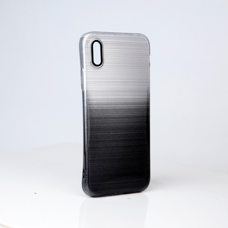 قاب PC براق محافظ لنزدار دو رنگ iPhone XS