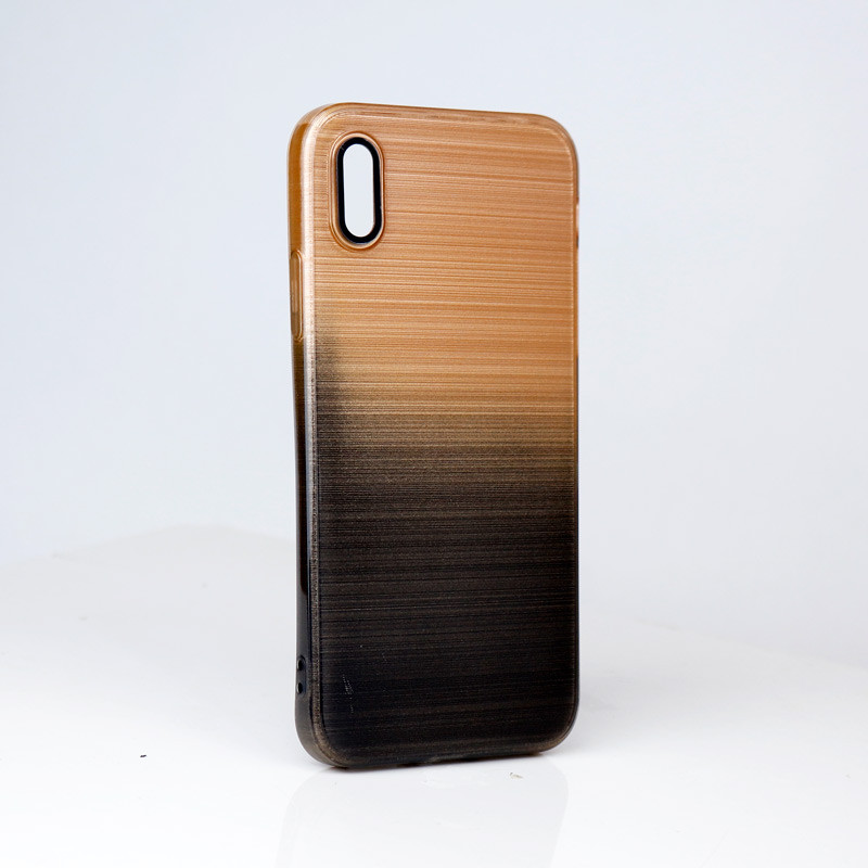 قاب PC براق محافظ لنزدار دو رنگ iPhone XS