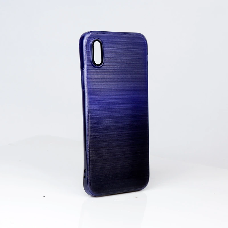 قاب PC براق محافظ لنزدار دو رنگ iPhone XS