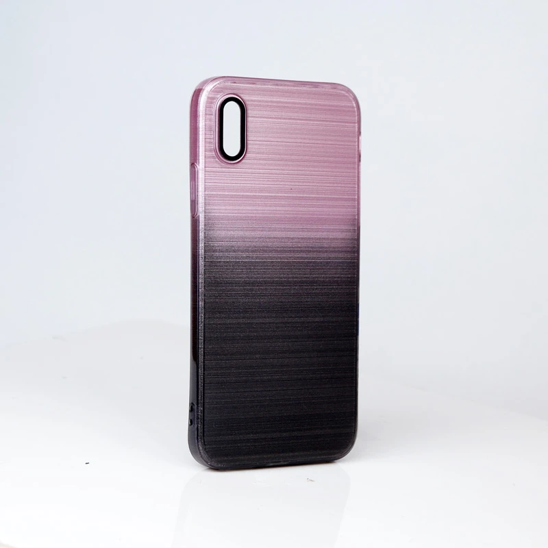 قاب PC براق محافظ لنزدار دو رنگ iPhone XS