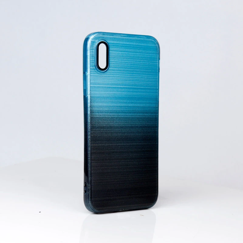 قاب PC براق محافظ لنزدار دو رنگ iPhone XS