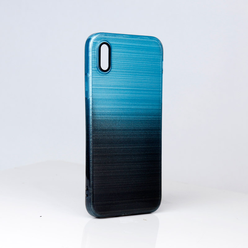 قاب PC براق محافظ لنزدار دو رنگ iPhone XS