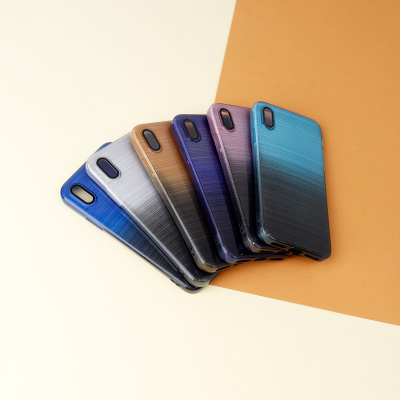 قاب PC براق محافظ لنزدار دو رنگ iPhone XS