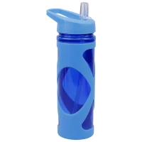 قمقمه روکش دار کد 01 طرح شیشه 500 سی سی