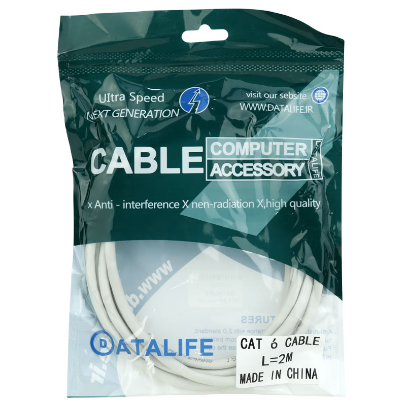 کابل شبکه Datalife Cat6 2m