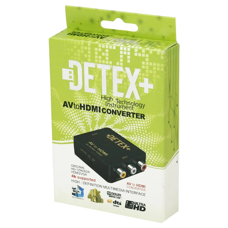 تبدیل AV به HDMI دیتکس پلاس +Detex
