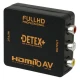 تبدیل HDMI به AV دیتکس پلاس +Detex
