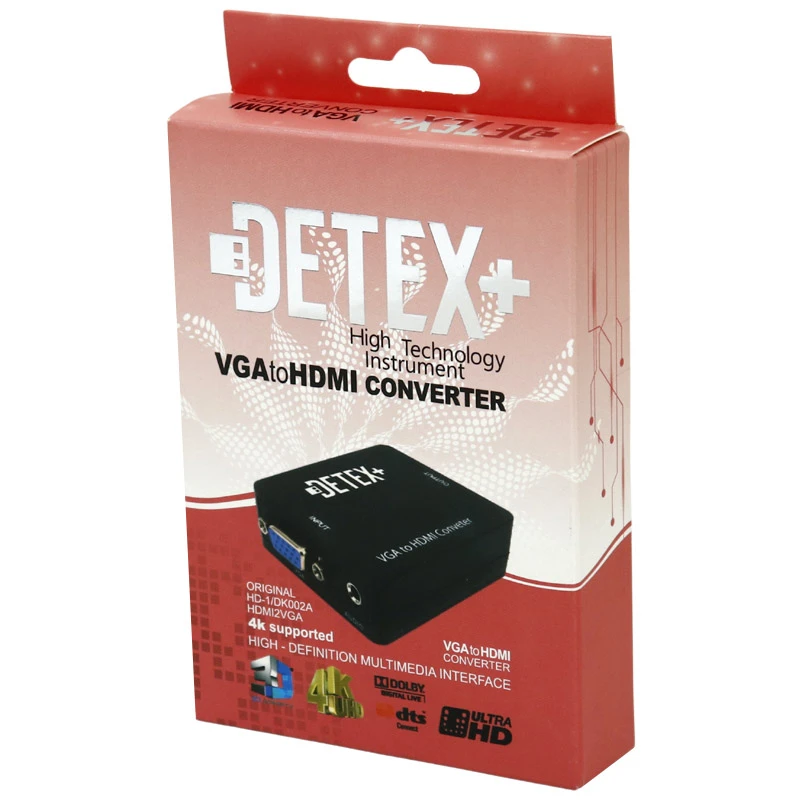 تبدیل VGA به HDMI دیتکس پلاس +Detex