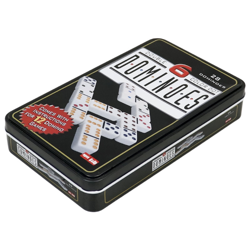 بازی فکری دومینو Dominoes پک فلزی