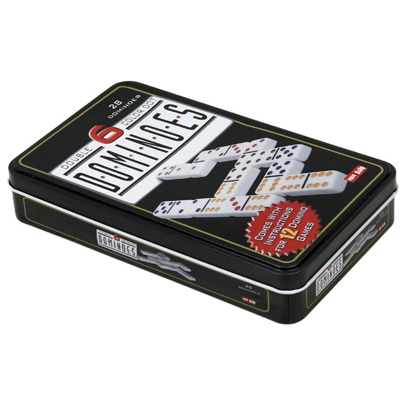 بازی فکری دومینو Dominoes پک فلزی