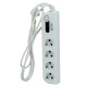 محافظ برق صوتی تصویری 4 خانه ارت دار الکتروپیک با کابل 2 متری Electropeyk PWS-04L2-Soma