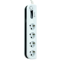 محافظ برق صوتی تصویری 4 خانه ارت دار الکتروپیک با کابل 2 متری Electropeyk PWS-04L2-Soma