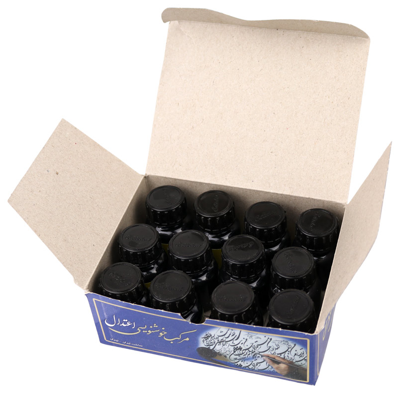 مرکب خوشنویسی Etedal 25ml بسته 12 عددی