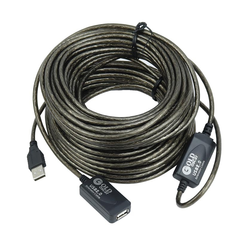 کابل افزایش طول Gold Oscar USB 20m